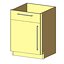 Base Cabinet, 1 Drawer & 1 Door